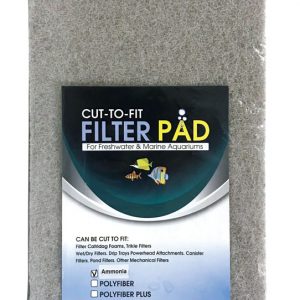 NUBIOS Ammonia Remover Cut-to-Fit Filter Pad 10x18in