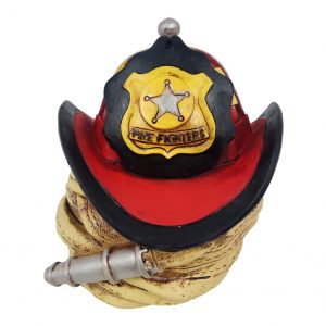 AQUA-FIT Polyresin Fire Hose/Helmet 4x3.5x3.25"