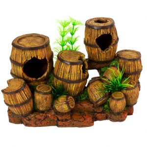 AQUA-FIT Polyresin Rum Barrel 7.5x4x4.5"