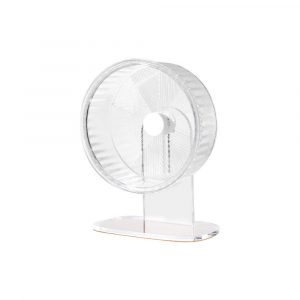 M&M Silent Crystal Running Wheel 8.5" - Clear
