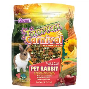 FM BROWN Tropical Carnival Gourmet Rabbit Food 5 lb