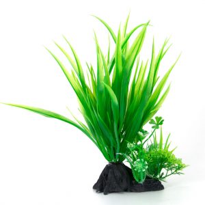 AQUA-FIT Tape Grass Plastic Plant 7"
