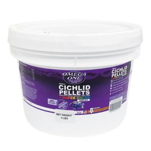 OMEGA ONE Super Color Cichlid Pel Snkn 3 lb