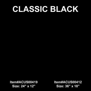 SPORN Aquatic Creations Black 24x12in