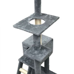 BURGHAM Sisal 4 Level Scratcher with Ladder 59in