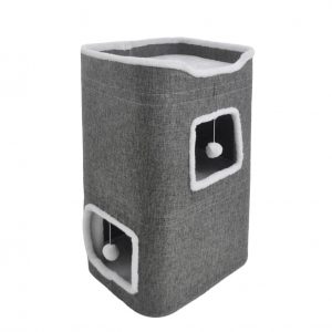 SIMONS Kitty Scratcher 2 Story Hideaway