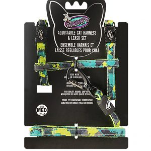 SIMONS Adjustable Nylon Harness/Leash Multi Colour M