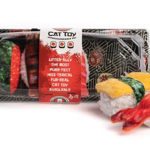 FABCAT SET OF 5 SUSHI WITH TRAY