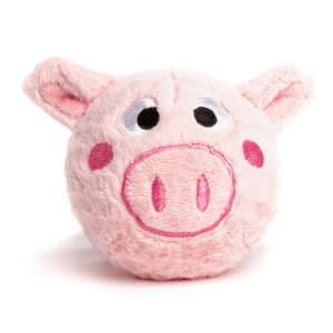 FABDOG Faball Squeaky Dog Toy - Pig S