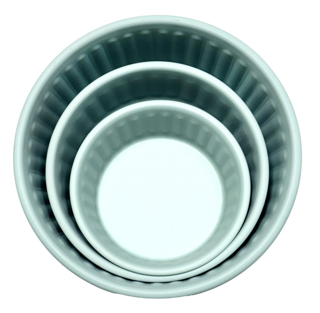 SST Powder-Coated Embossed Premium Antiskid Dog Bowl Teal 950 mL