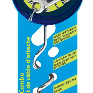 TUFF 20ft Tie-Out Stake and Cable Combo