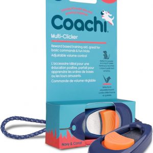 COACHI Multi-Clicker Navy Coral Button