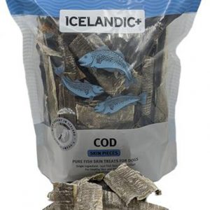 ICELANDIC+ Fish Treat Cod Skin Pieces 8 oz