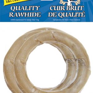 BURGHAM Packaged Pressed Rawhide Ring 3pk 6in