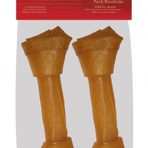 BURGHAM Packaged Porkhide Bone 2 pk 8 in