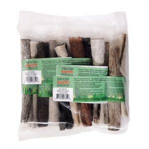 BULLSTERS Collagen Stick w/ Fur -2 pk (20) 6 in