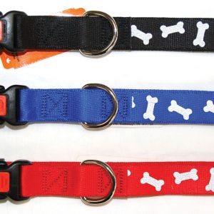 AK-9 Reflective Adjustable Collar 1x 17-26in