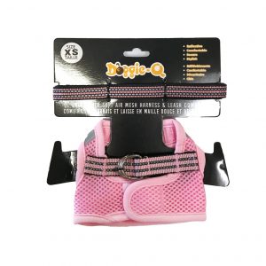 DOGGIE-Q Mesh Dog Harness/Leash combo PK XS