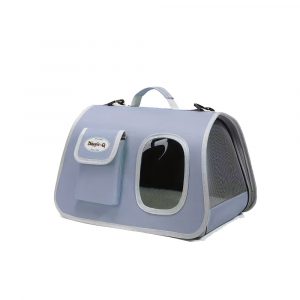 DOGGIE-Q Window Pet Carrier Haze Blue 42x26x26cm