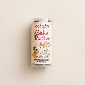 POLKADOG Cake Batter, Peanut Butter & Banana Mini Tube 2.5 oz