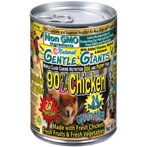 Gentle Giants DOG 90% Chicken - Can 13oz (12)