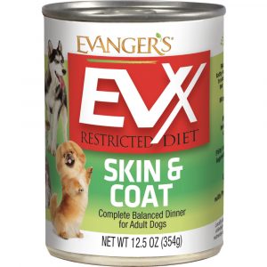 EVX Restricted Diet Skin & Coat for Dogs 12.5 oz (12)