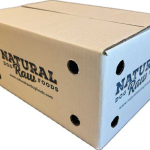 NATURAL RAW DOG FOOD Beef Dinner 20lb - 6 portions/lb