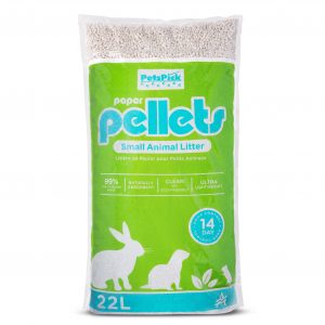 PET'S PICK Paper Pellet Bedding 22L