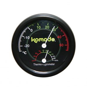 KOMODO Combined Thermometer & Hygrometer Analog