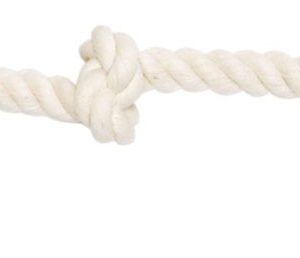 MAMMOTH FLOSSY LG White 3 KnotTug