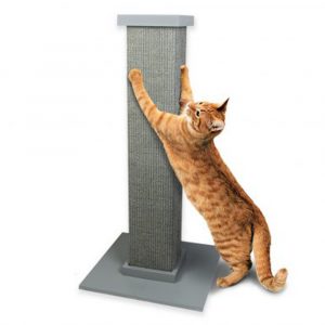 SMARTCAT Ultimate Scratching Post Grey 16x16x32