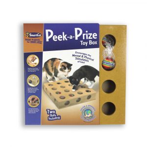 SMARTCAT Peek-a-Prize Toy Box 13.5x13.5x2.75