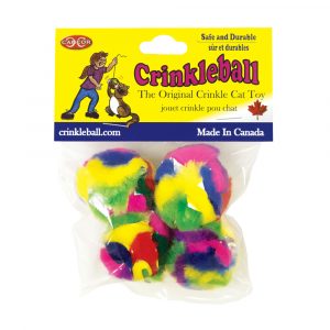 CANCOR Mini Crinkle Ball - 1.5in 4/pk