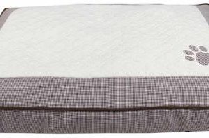 CUMFY Paw Print Cushion Brown 91x69x10cm