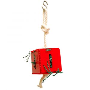 ZOO-MAX CRINKLE PAPER BOX 3" X 3" X 3"