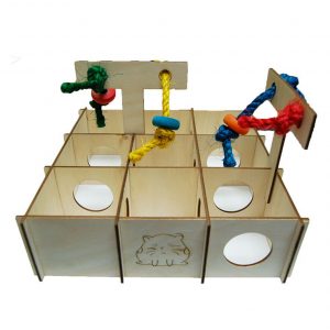 ZOO-MAX 2T-LABYRINTH 10" X 10" X3"H (10PCS)