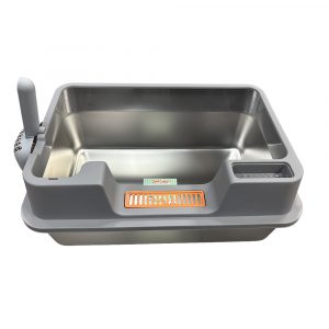 SIMONS Stainless Steel Cat Pan with Rim - 60x40x27cm