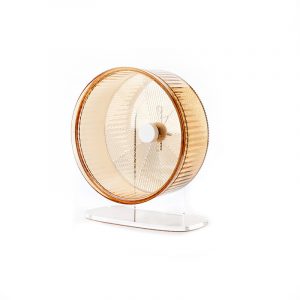 M&M Silent Crystal Running Wheel 6.7" - Amber