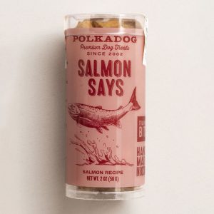 POLKADOG Salmon Says Mini Tube - 2oz