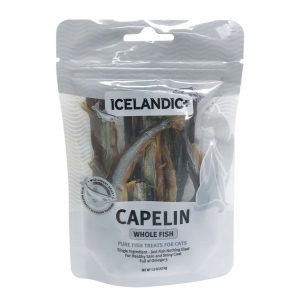 ICELANDIC+ Fish Treat for Cats - Capelin Whole Fish 1.5 oz
