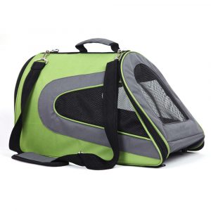 TUFF Airline Pet Carrier Lime Green