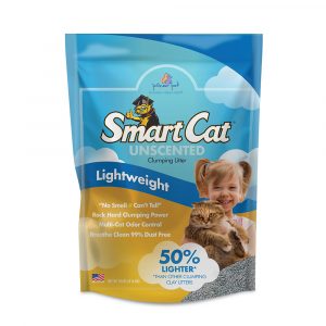 SMARTCAT Unscented Lightweight Clay Clumping Litter - 18lb