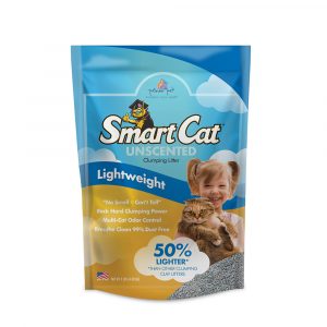 SMARTCAT Unscented Lightweight Clay Clumping Litter - 9lb