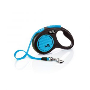 FLEXI Neon Rflct Tape Leash 5 m/16 ft S
