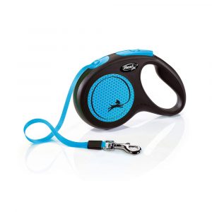 FLEXI Neon Rflct Tape Leash 5 m/16 ft M