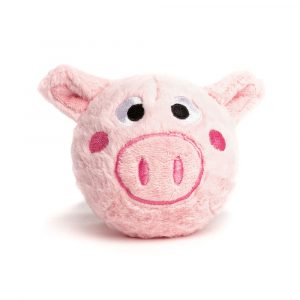 FABDOG Faball Squeaky Dog Toy - Pig S