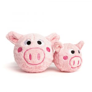 FABDOG Faball Squeaky Dog Toy - Pig L