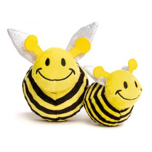 FABDOG Faball Squeakey Dog Toy - Bumble Bee L