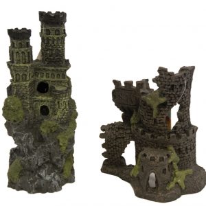 AQUA-FIT Polyresin Cabra Castle 8x5x8in