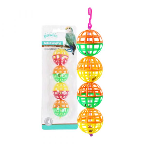 PAWISE Bird hollow flower balls